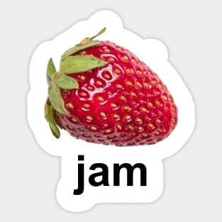 Strawberry Jam Sticker